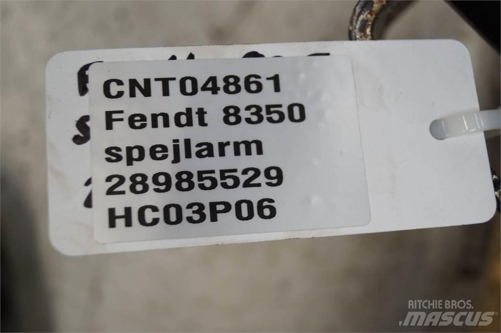 Fendt 8350 캐빈 및 인테리어