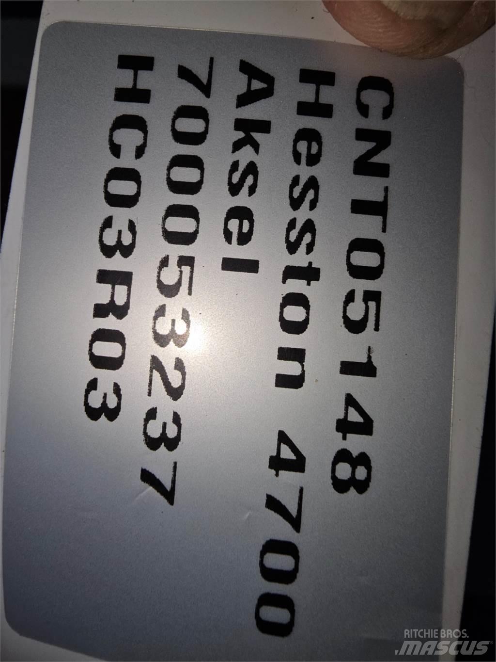 Hesston 4700 기타 목초 수확용 장비