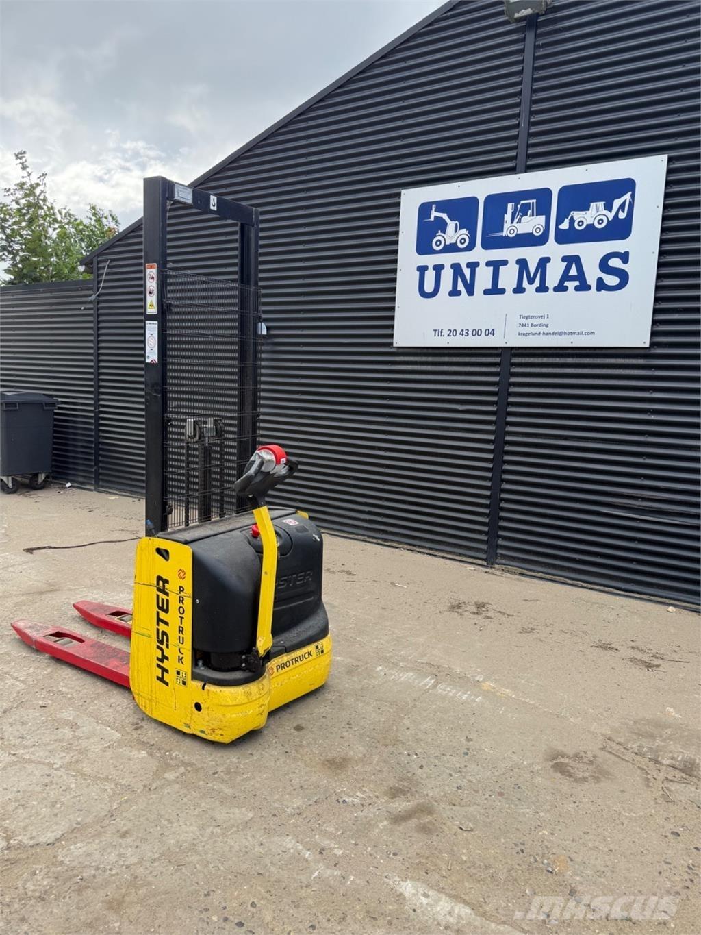 Hyster S1.0 핸드 파레트 스태커