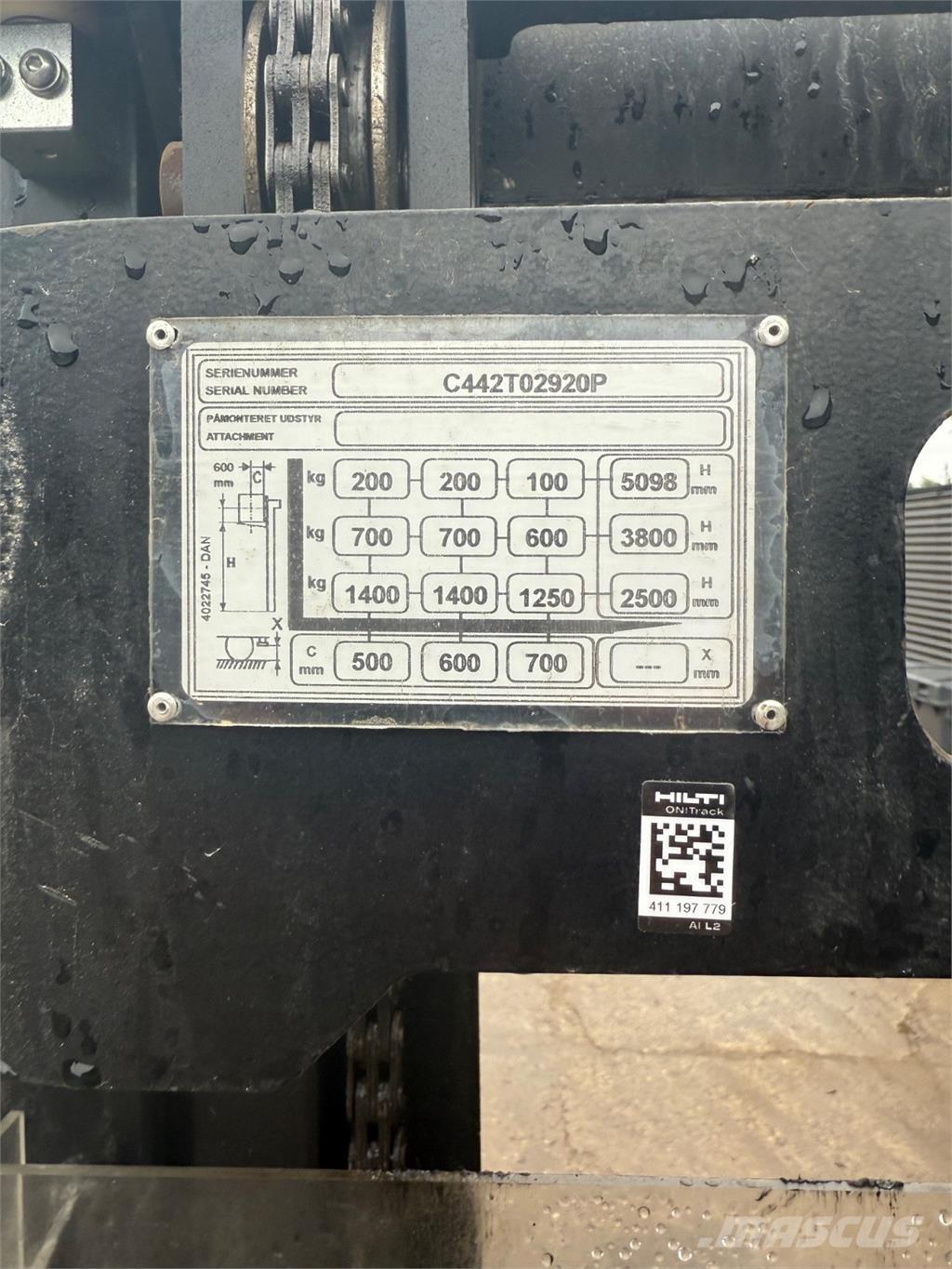 Hyster S1.5 핸드 파레트 스태커