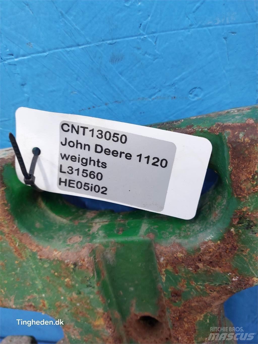 John Deere 1120 전면하중
