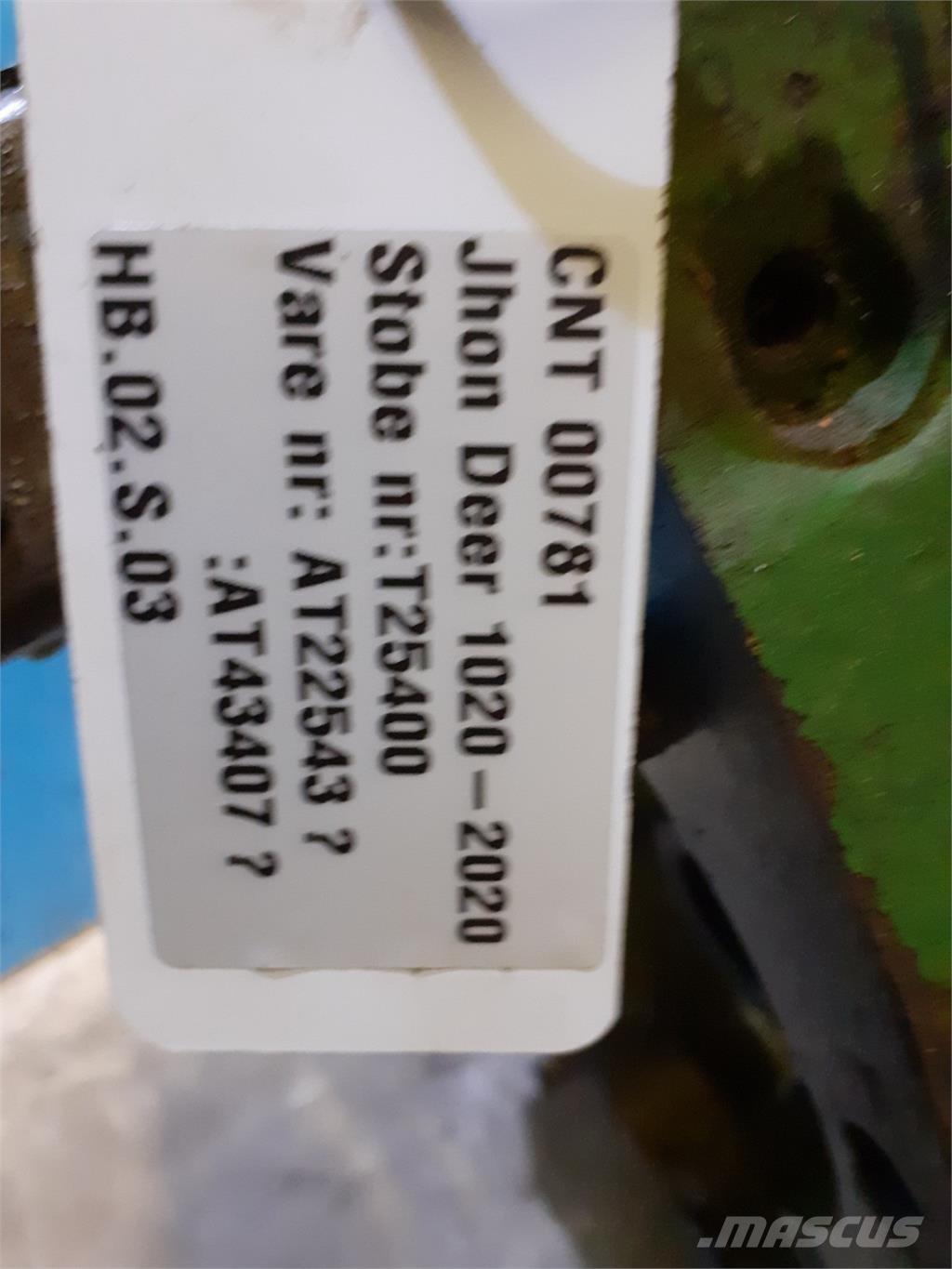 John Deere 2020 트랜스미션