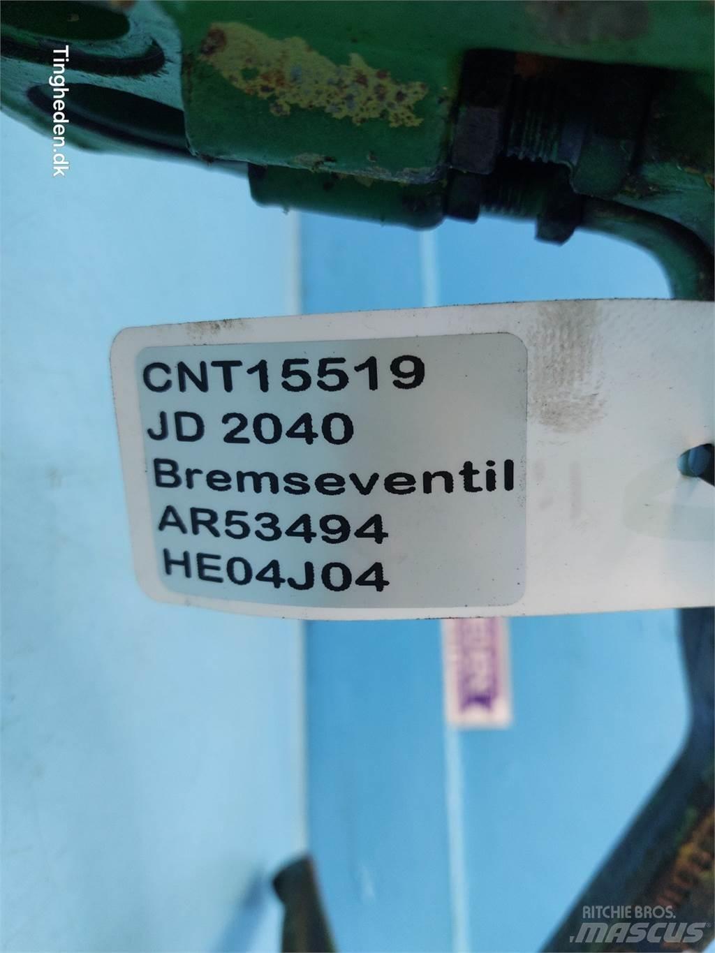 John Deere 2040 유압식 기계