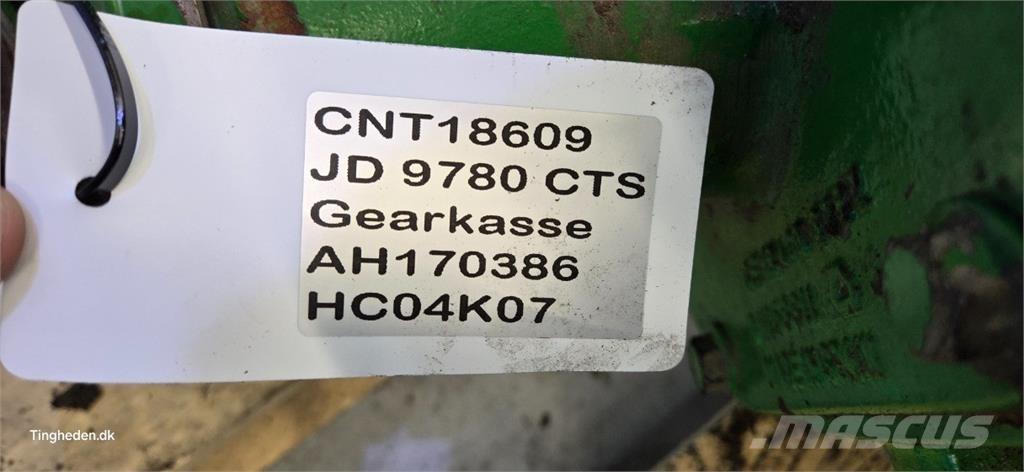 John Deere 9780 트랜스미션