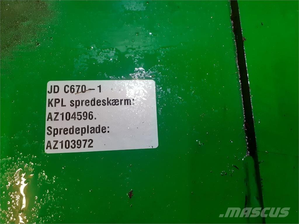 John Deere C670 콤바인 수확기 부속품
