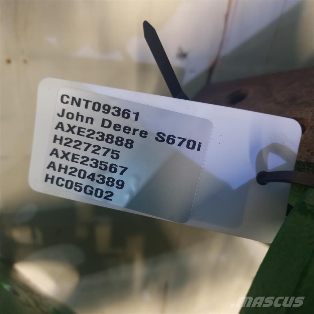 John Deere S670 농기계 - 기타