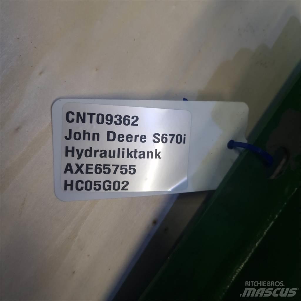 John Deere S670 유압식 기계