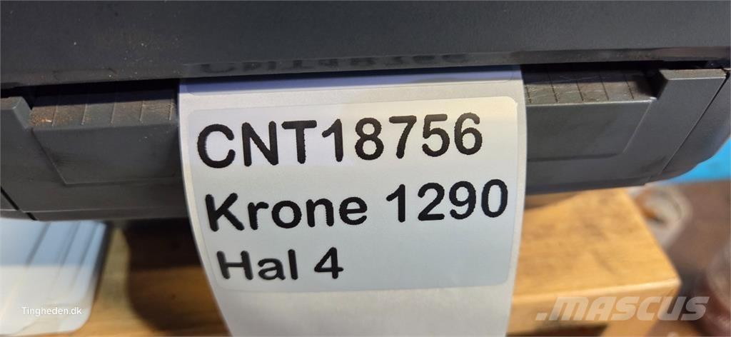 Krone 1290 기타 목초 수확용 장비