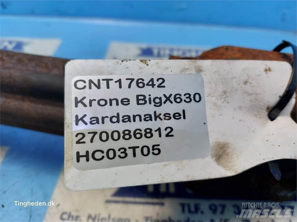 Krone Big X 630 건초 및 사료 기계 액세서리