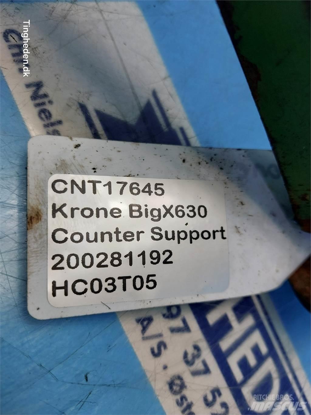 Krone Big X 630 건초 및 사료 기계 액세서리