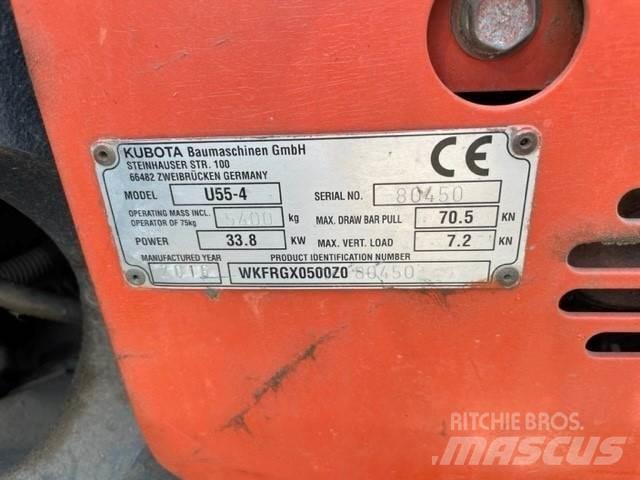 Kubota U55-4 대형 굴삭기 29톤 이상
