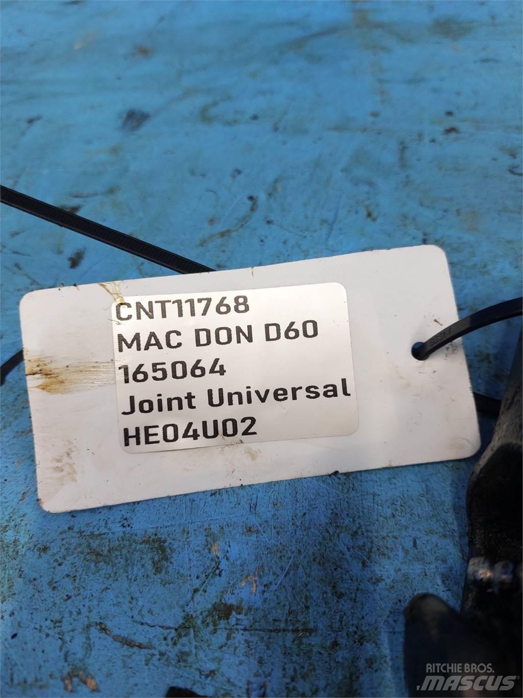 MacDon D60 콤바인 수확기 부속품
