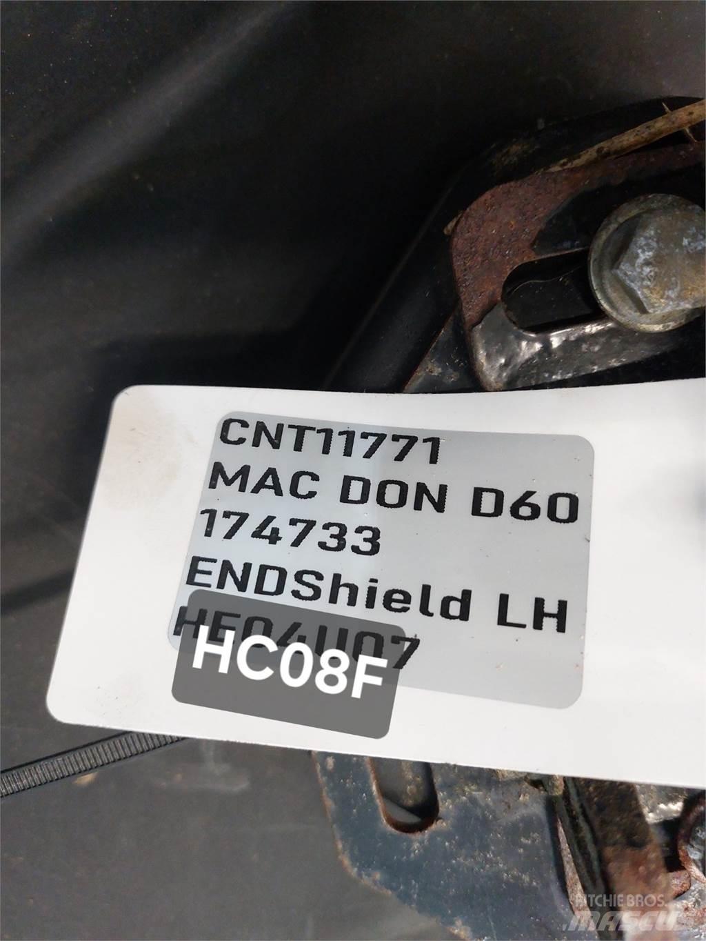 MacDon D60 콤바인 수확기 부속품