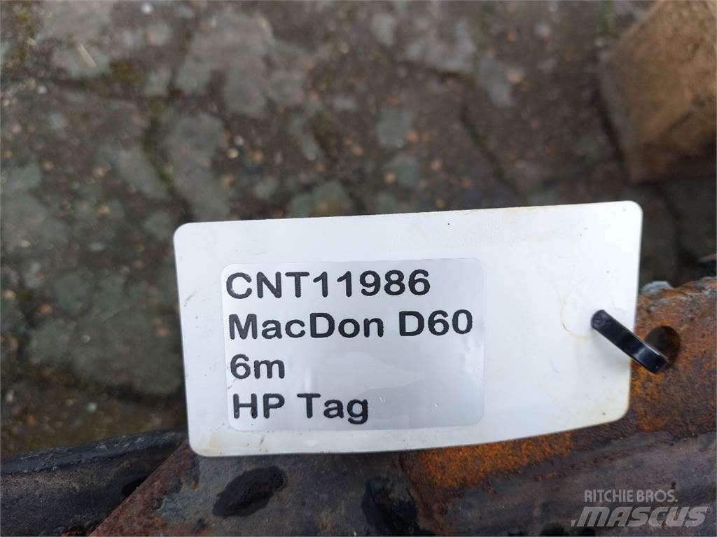 MacDon D60 콤바인 수확기 부속품