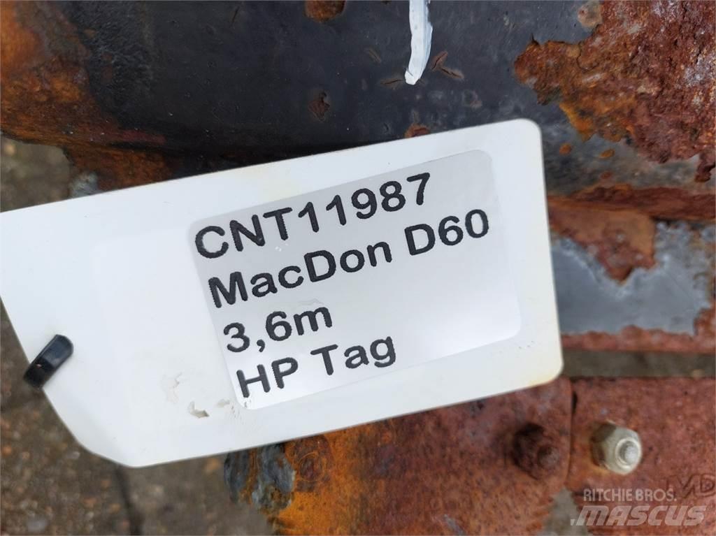 MacDon D60 콤바인 수확기 부속품