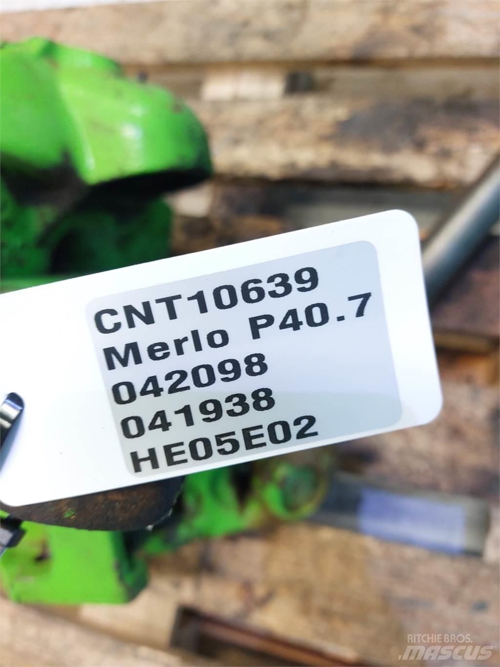 Merlo P40.7 차축