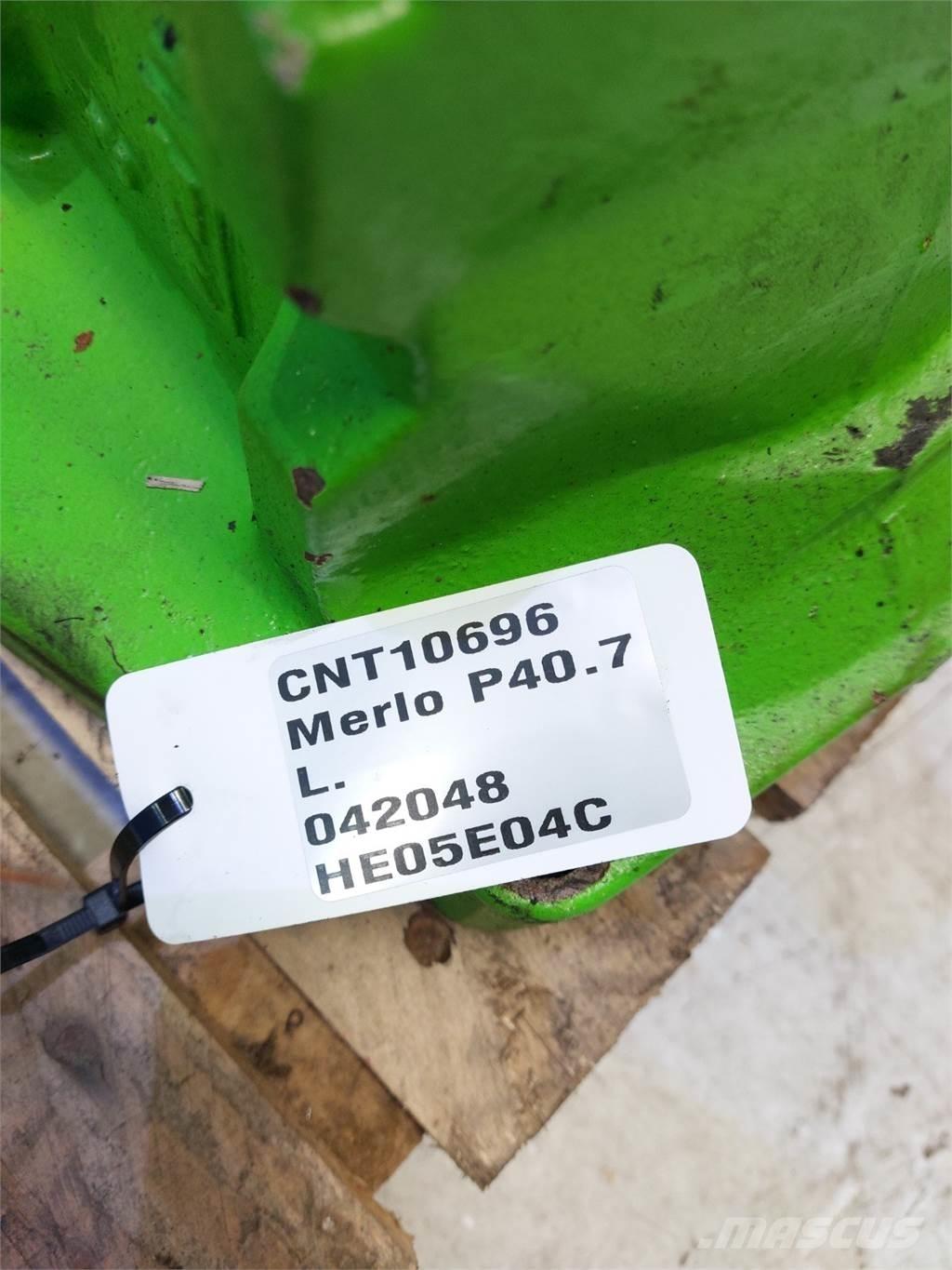 Merlo P40.7 차축