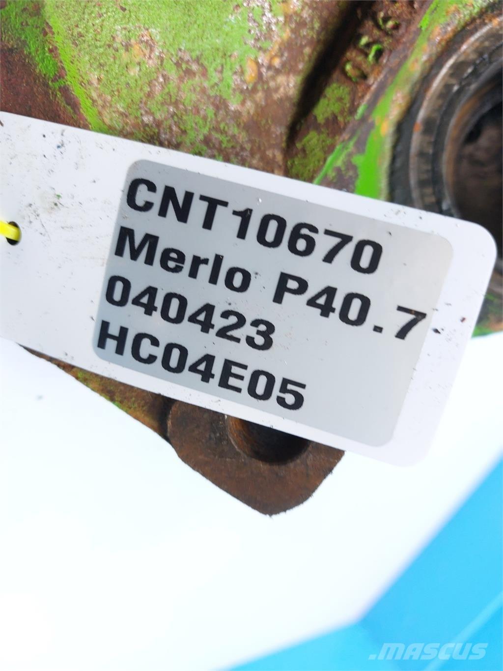 Merlo P41.7 차축