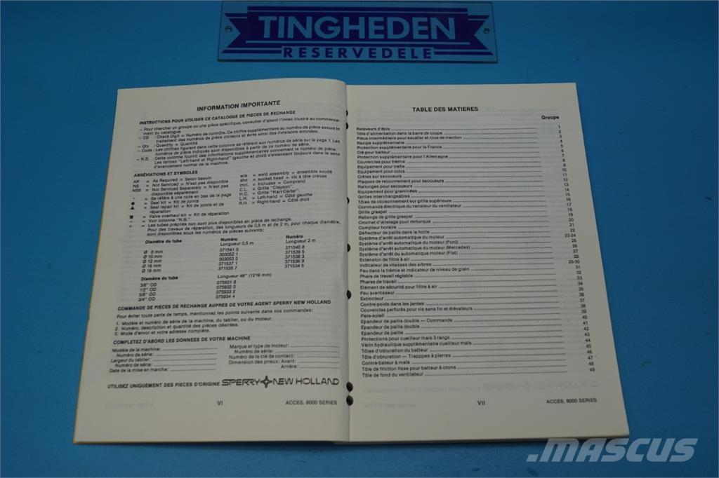 New Holland 8080 농기계 - 기타