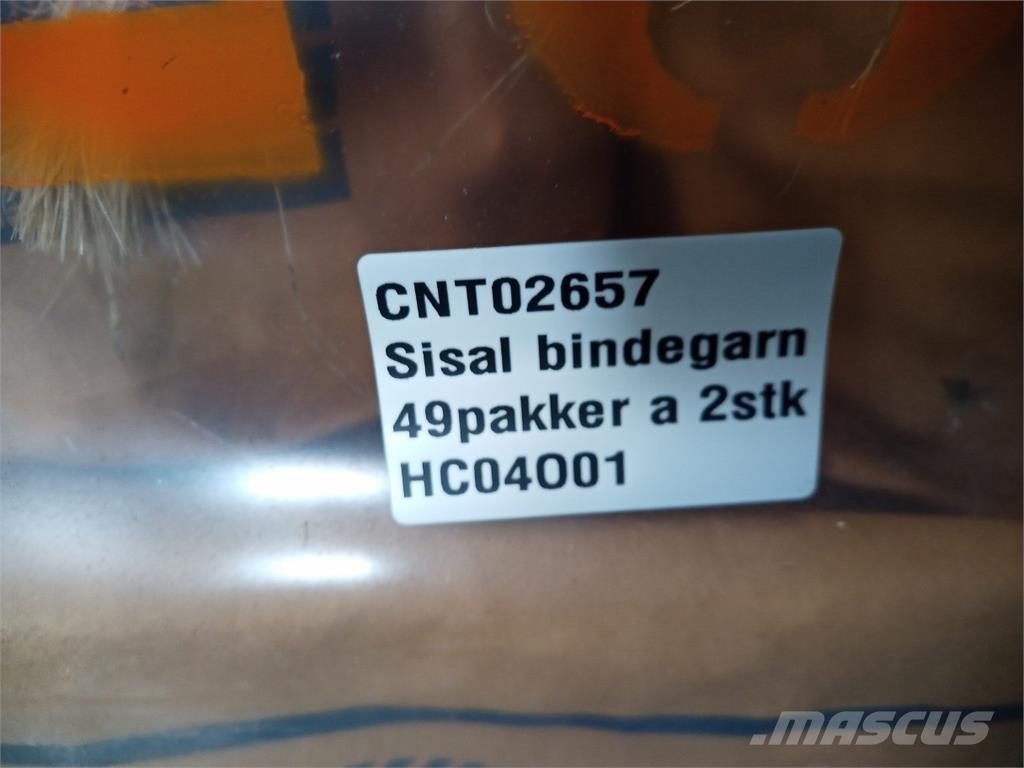  Sisal Bindegarn 기타 목초 수확용 장비
