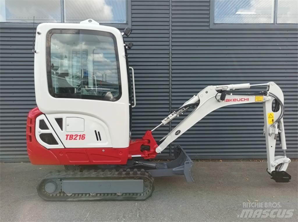 Takeuchi tb216 소형 굴삭기 7톤 미만