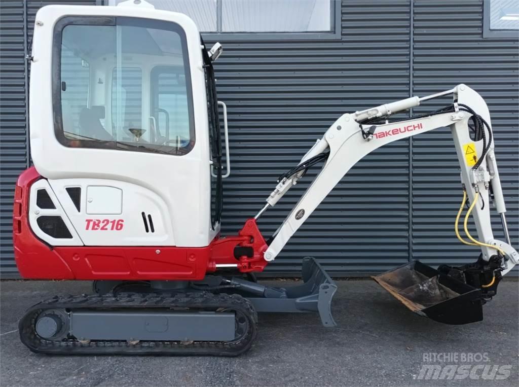 Takeuchi tb216 소형 굴삭기 7톤 미만