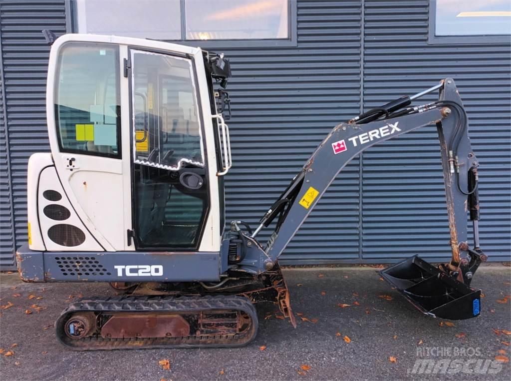 Terex tc20 소형 굴삭기 7톤 미만