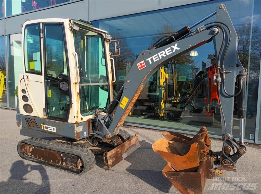 Terex tc20 소형 굴삭기 7톤 미만