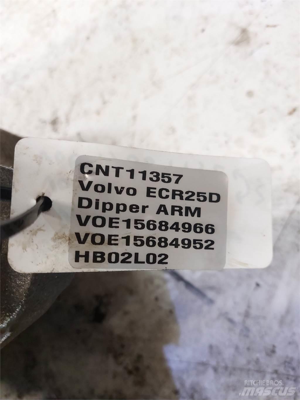 Volvo ECR25D 붐 및 디퍼