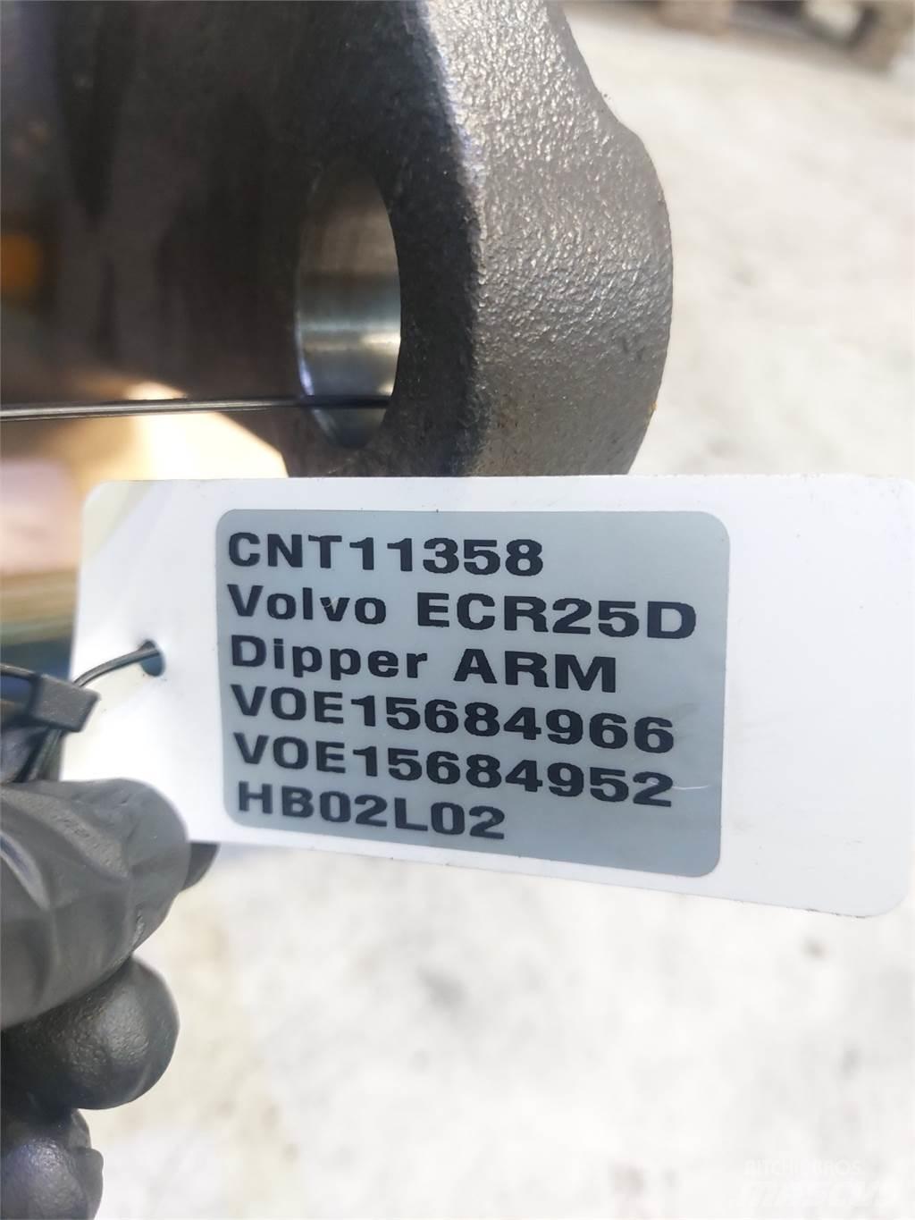 Volvo ECR25D 붐 및 디퍼