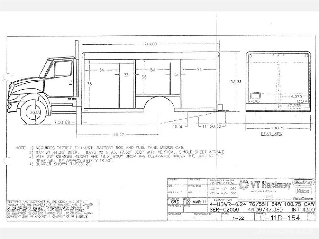Freightliner M2 음료 배달 트럭