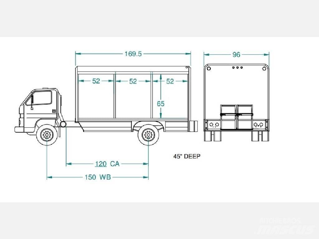 Isuzu NRR 음료 배달 트럭