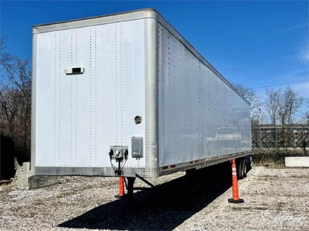 Wabash 53FT Dry Van 박스 바디 트레일러