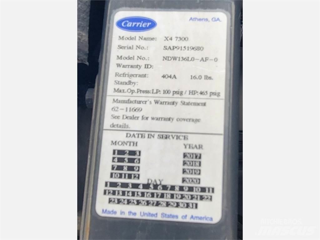 Wabash Reefer 온도 조절식 세미 트레일러
