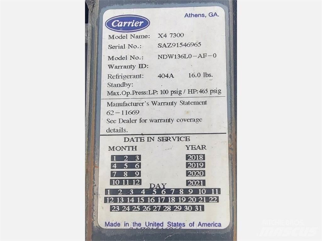 Wabash Reefer 온도 조절식 세미 트레일러