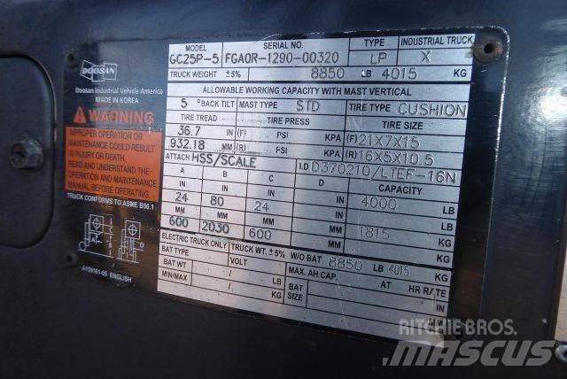 Doosan GC25P-5 그 외 지게차