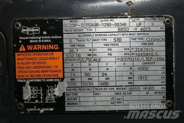Doosan GC25P-5 그 외 지게차