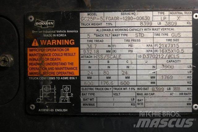 Doosan GC25P-5 그 외 지게차