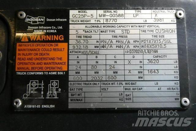 Doosan GC25P-5 그 외 지게차