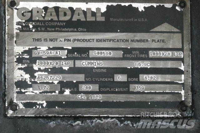 Gradall XL4100 대형 굴삭기 29톤 이상