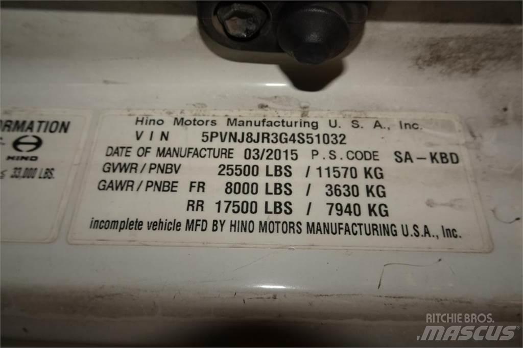 Hino 258 탑차 트럭