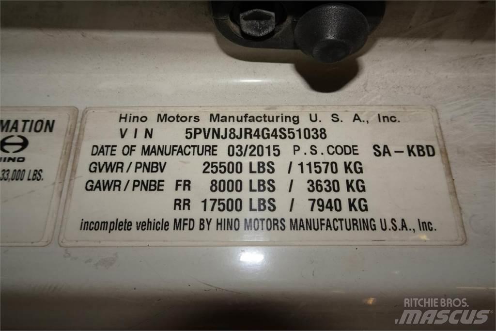 Hino 258 탑차 트럭