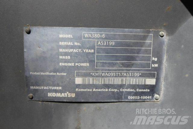 Komatsu WA380-6  휠로우더