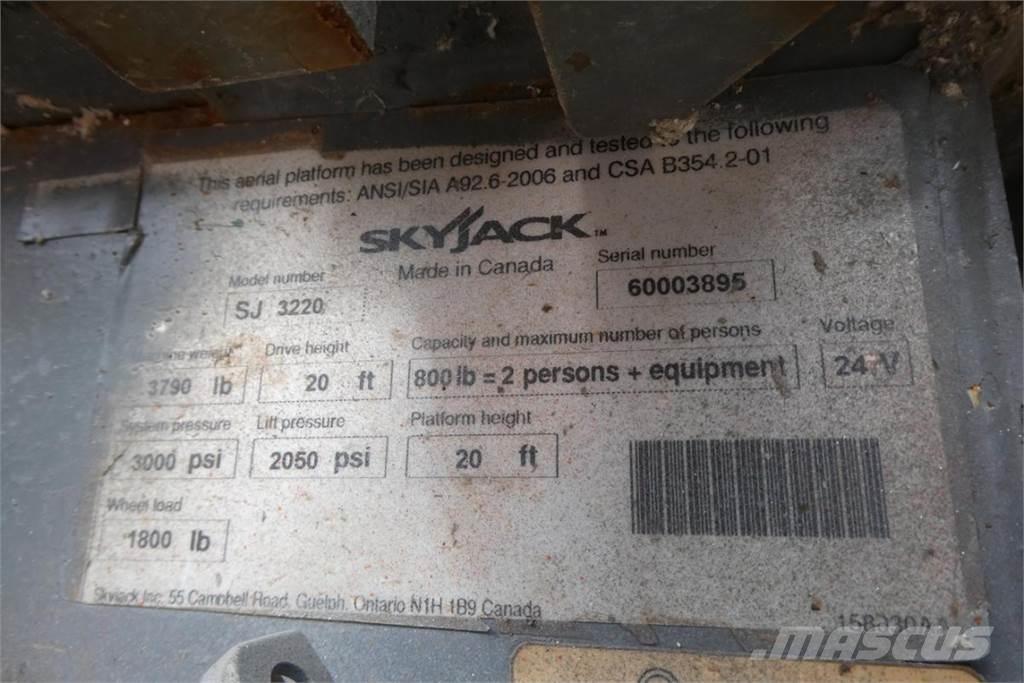 SkyJack SJ3220 건설 장비 - 기타