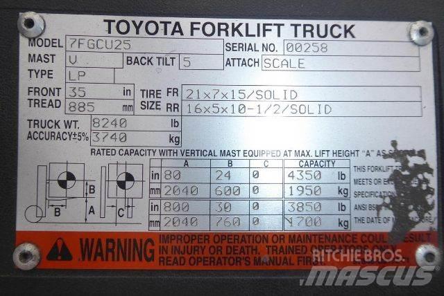 Toyota 7FGCU25 그 외 지게차
