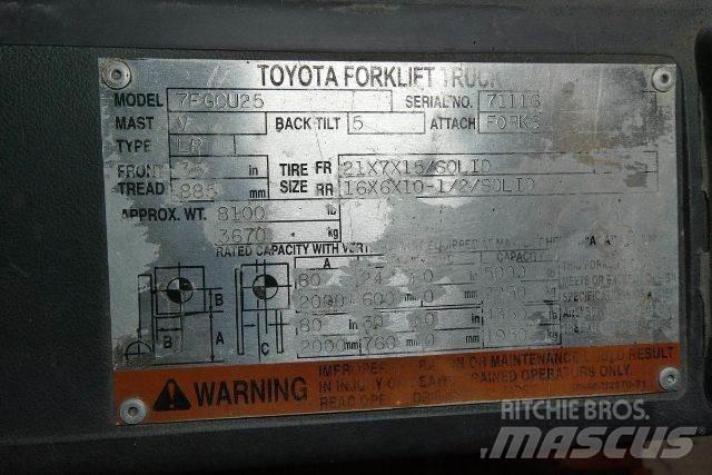 Toyota 7FGCU25 그 외 지게차