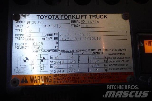Toyota 8FGCU25 그 외 지게차