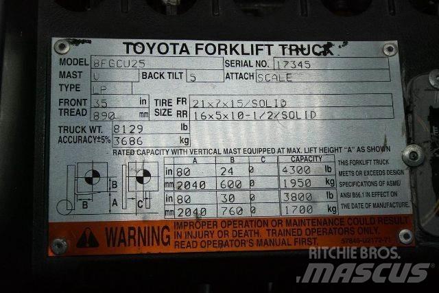 Toyota 8FGCU25 그 외 지게차
