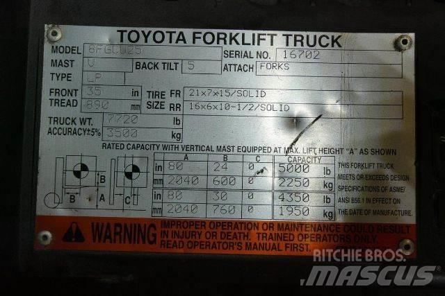 Toyota 8FGCU25 그 외 지게차