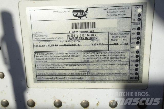 Wabash DVDBHPC 박스 바디 트레일러